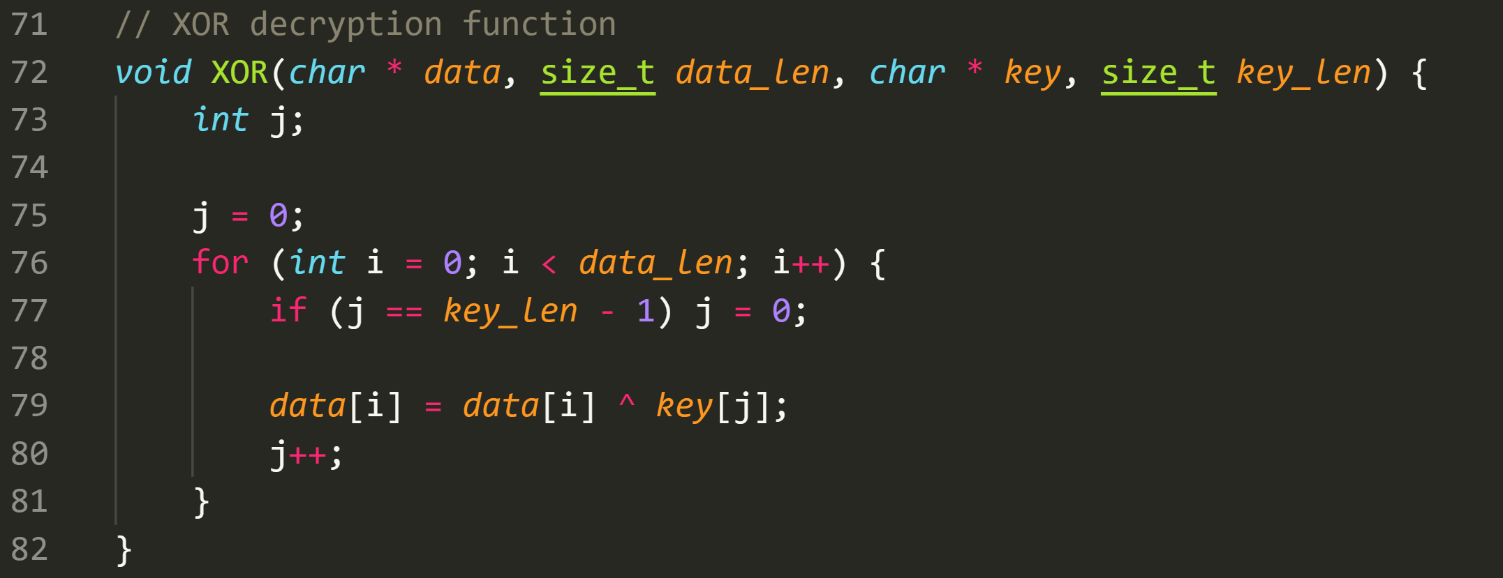 "Homemade" function for encryption