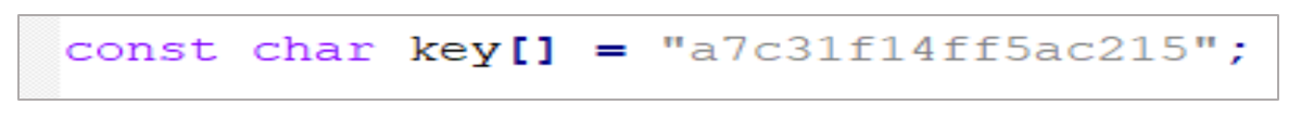 Automatically generated XOR key