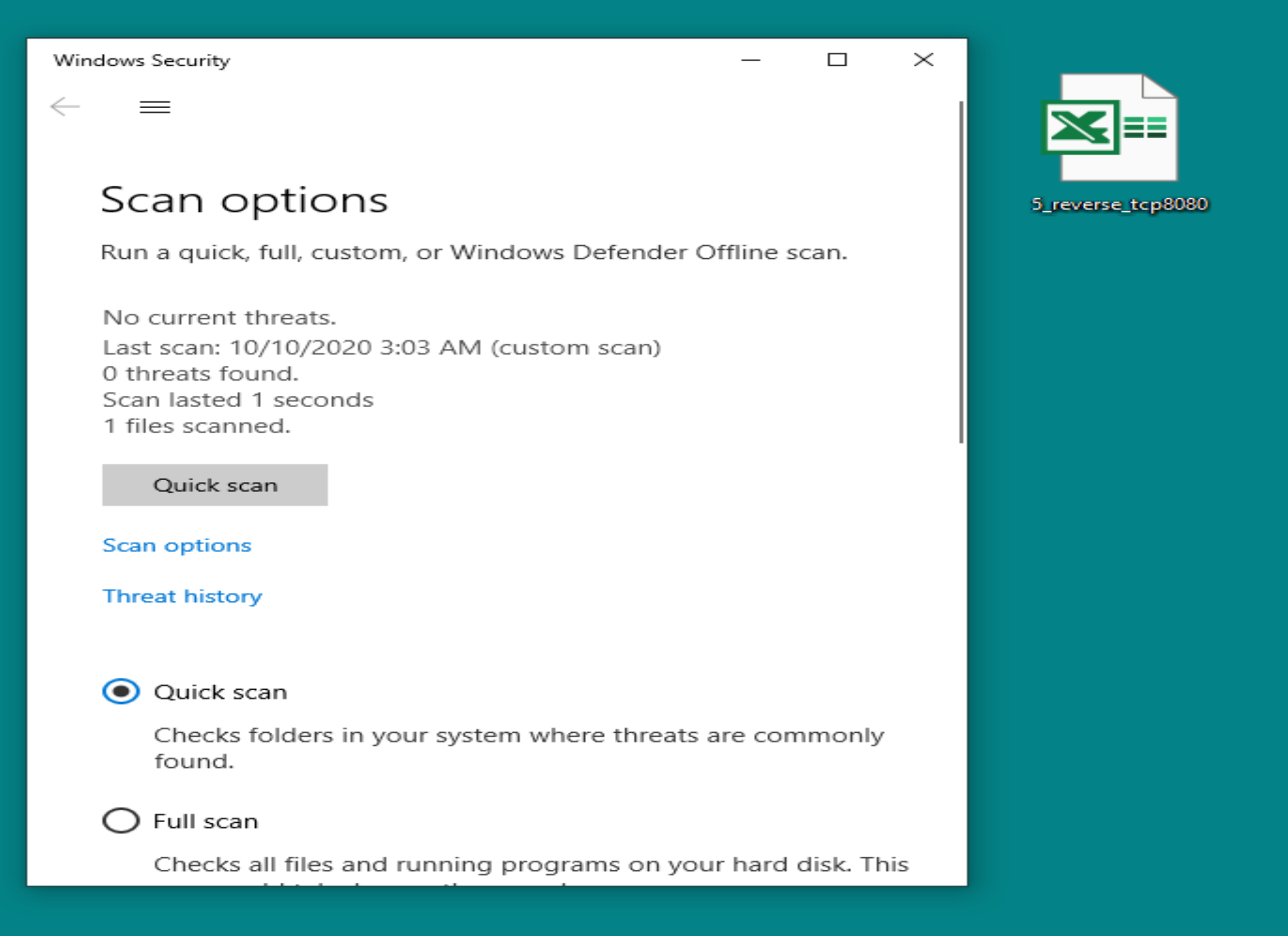 dropper passes the antivirus scan